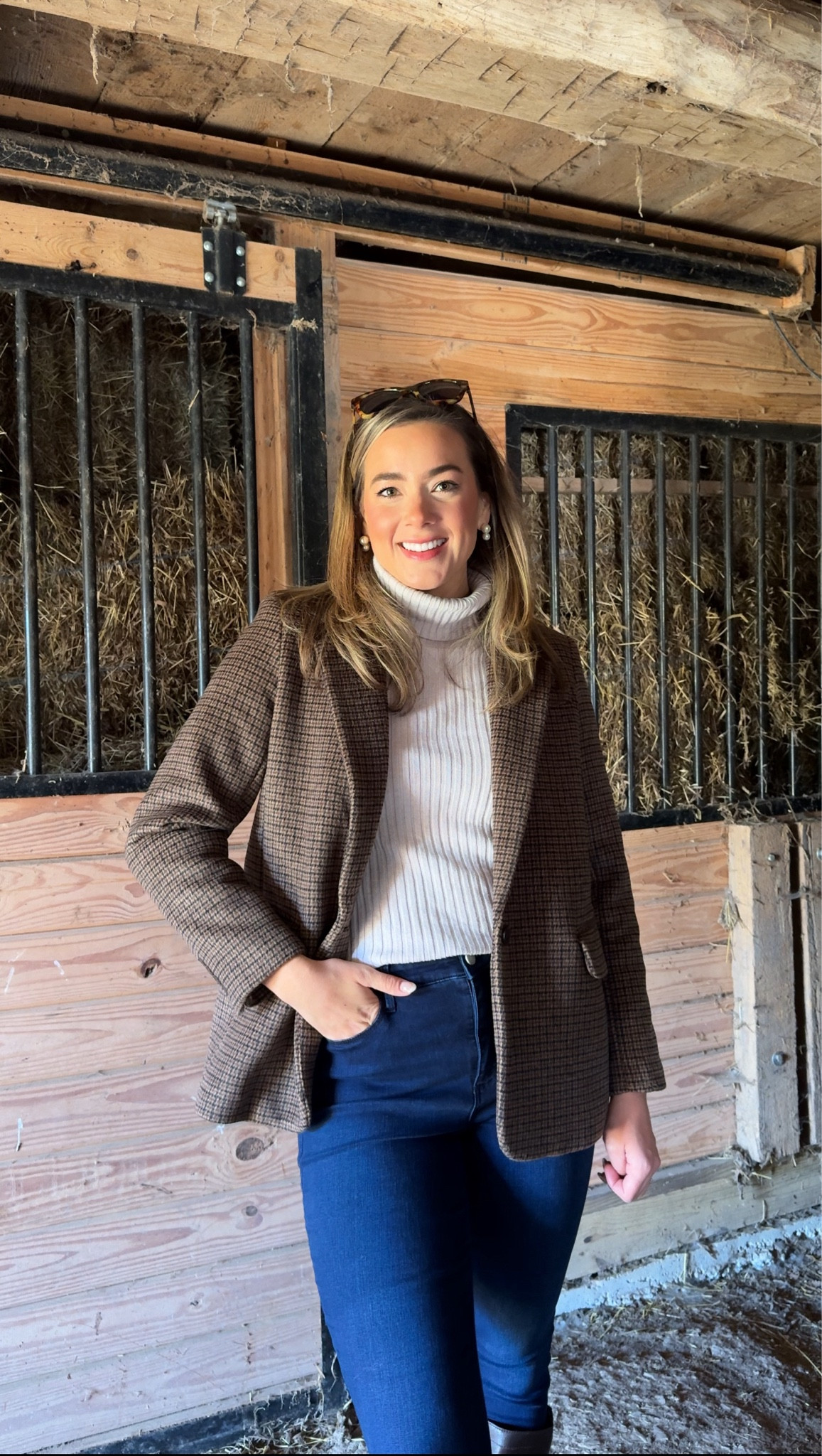 Preppy girl fall look that can be worn for Thanksgiving for a classic Ralph Lauren inspired equestrian vibe! 

#LTKSeasonal