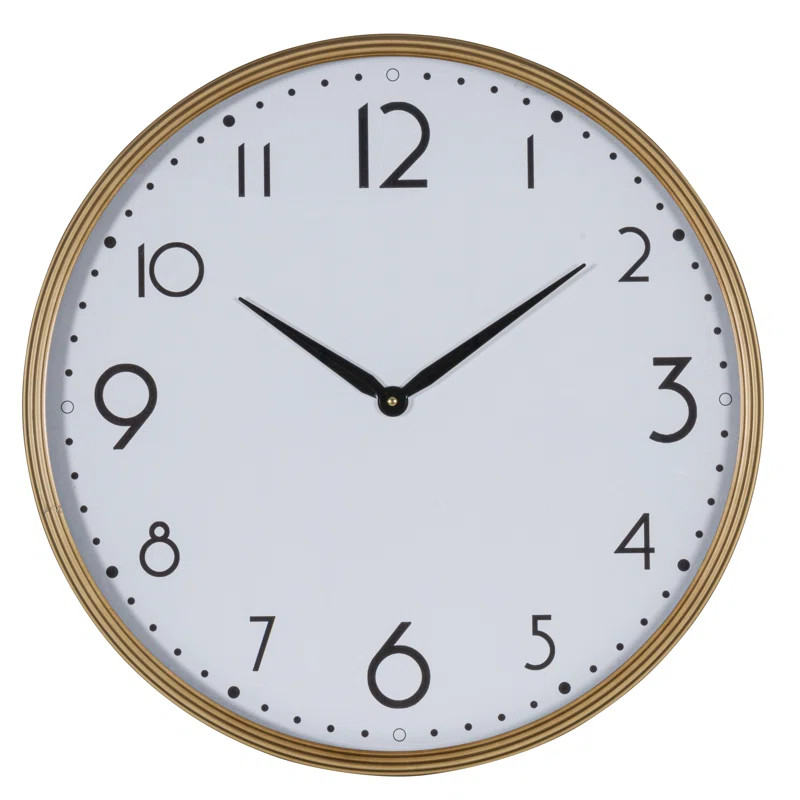 Francine Metal Wall Clock | Wayfair North America