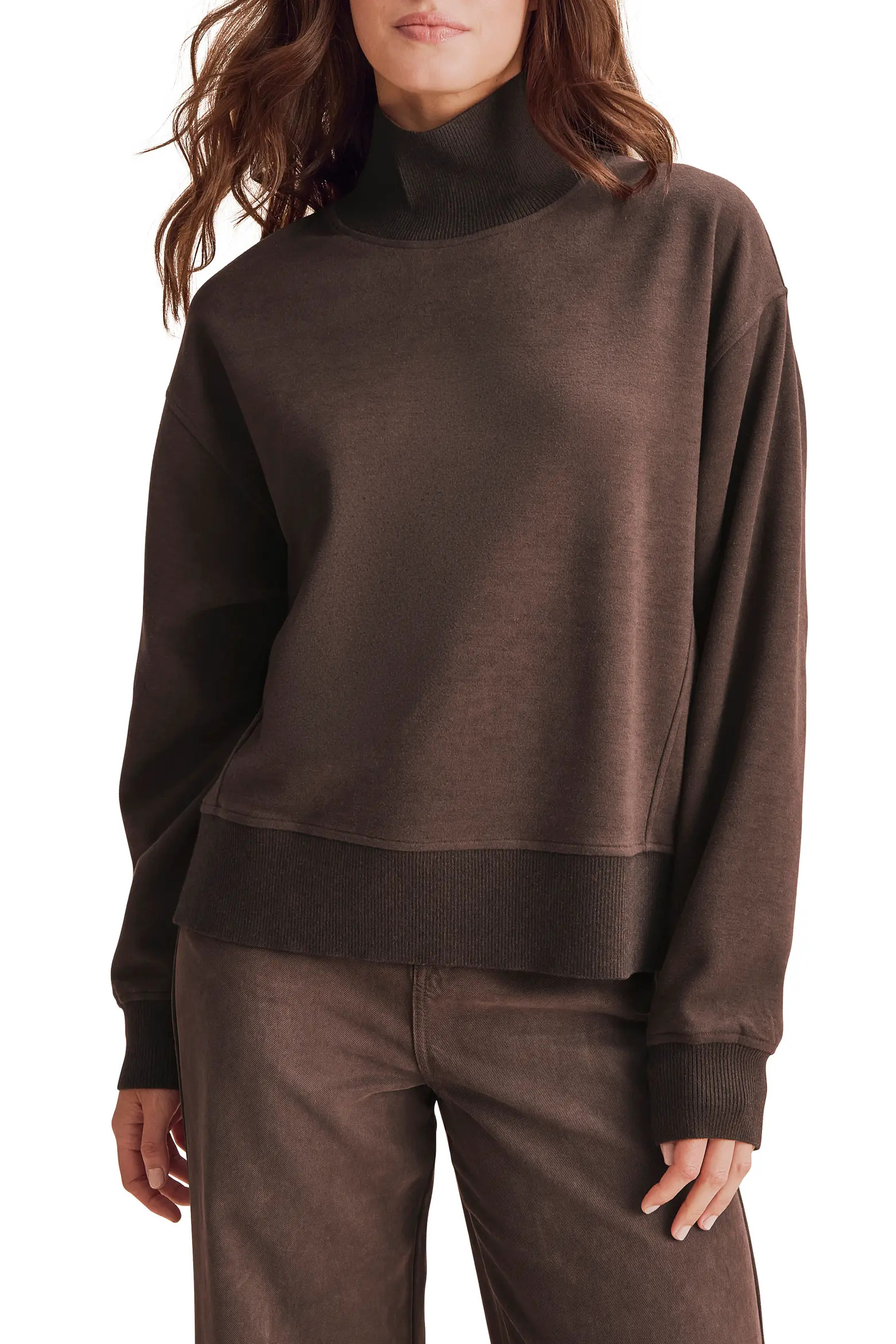 Splendid Winslow Mock Neck Pullover (Women) | Nordstrom | Nordstrom