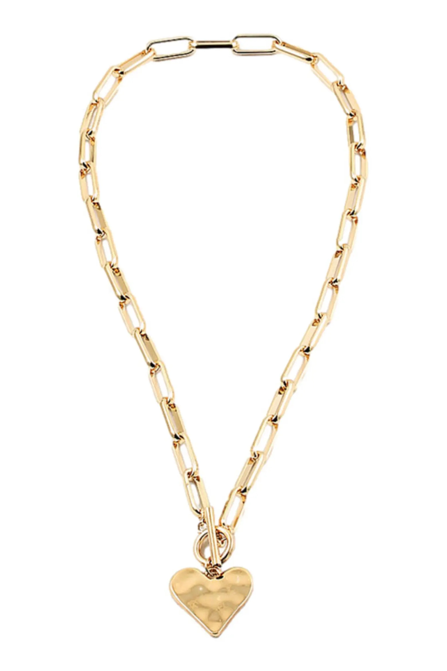 Hammered Heart Toggle Necklace (Women) | Nordstrom | Nordstrom
