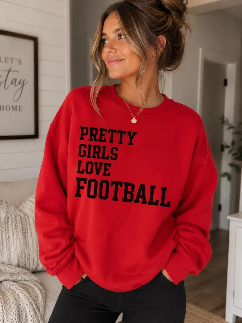 Pretty Girls Love Football | Etsy (Global)