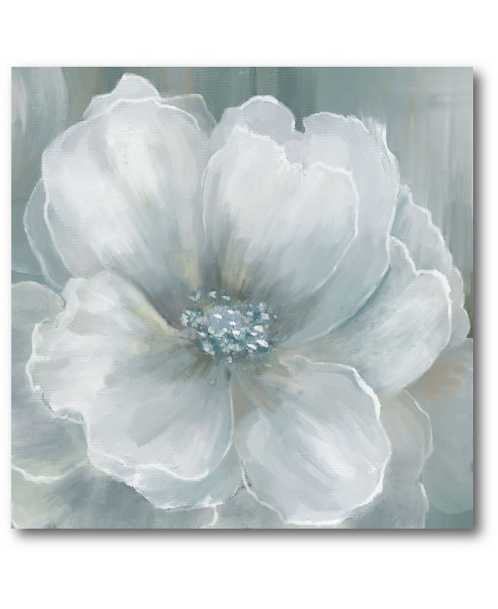 Courtside Market Grey Flower I Gallery-Wrapped Canvas Wall Art - 16 | Macys (US)