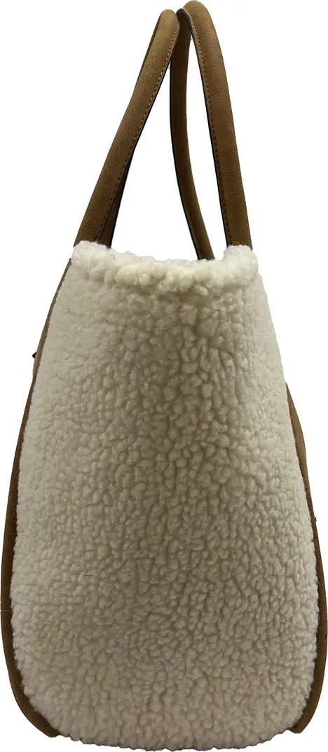 Faux Suede & Faux Shearling Tote | Nordstrom Rack