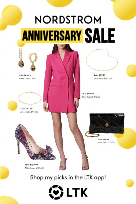 Nordstrom anniversary sale - date night outfit

Blazer dress, gold jewelry, pumps, green alley crossbody, statement earrings 

#LTKxNSale #LTKunder100 #LTKunder50