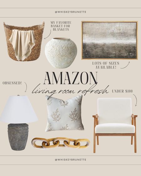 Modern home decor finds on Amazon for a summer refresh! Shop wall art, an accent chair, decor pieces, throw pillows and more! 

Amazon Home || Home Decor || Modern Home Decor || Earthy Home Decor || Amazon Finds || Table Lamp || Decor Accent Pieces || Summer Home Decor || Living Room Decor || Family Room Decor 

#LTKHome #LTKSeasonal #LTKFindsUnder100