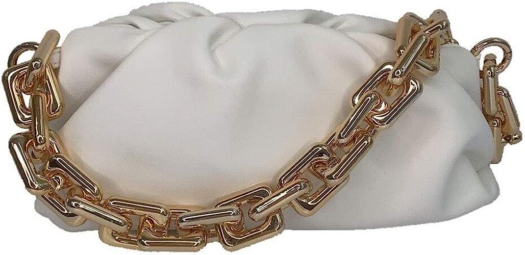 Cloud Bag Dumpling Shoulder Bag Chunky Chain Pouch Bag | Amazon (US)