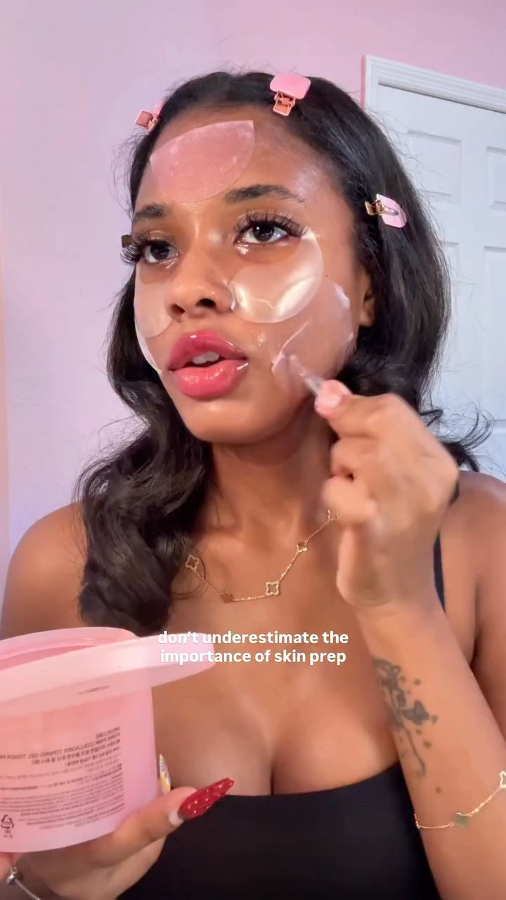 before makeup you needd a solid skin prep routine, here’s mine 🛁💖

@rhode @charlottetilburyskincare @tatcha @medicube_global_official #skincare #skinprep