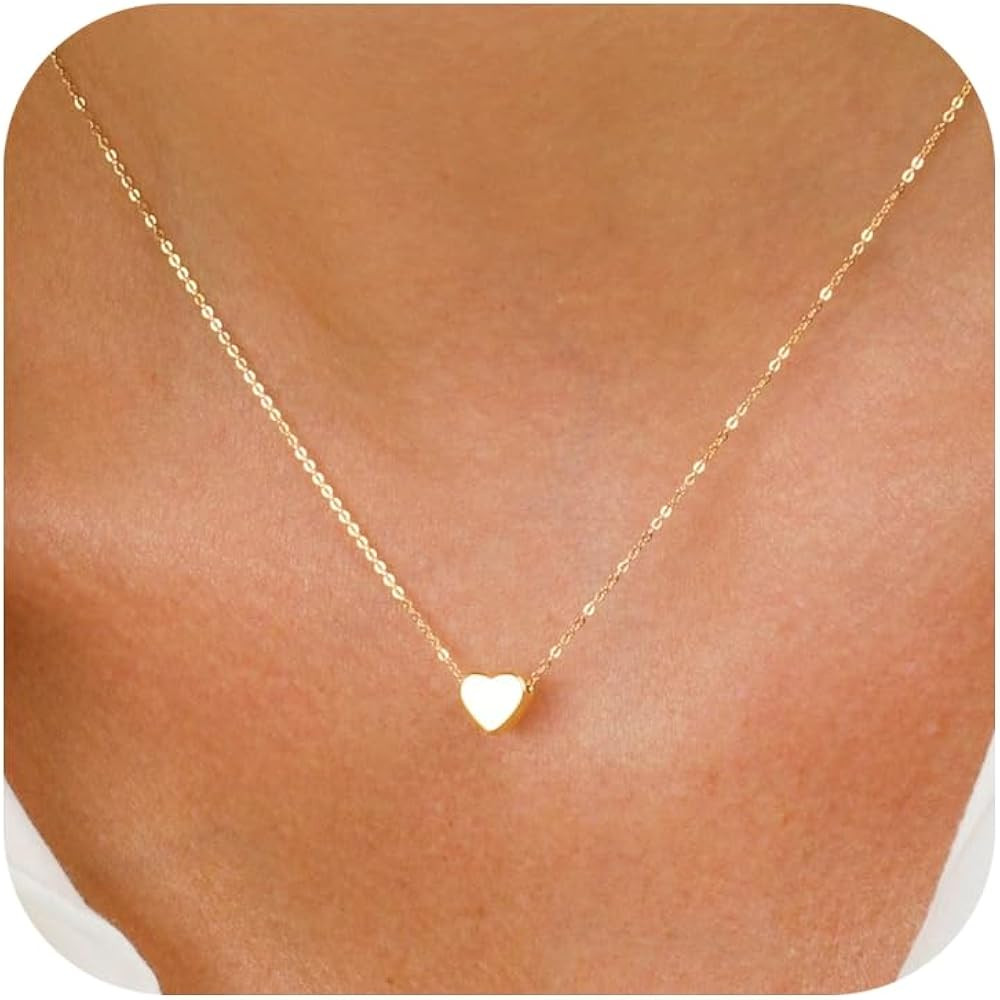 Easter Gifts for Kids Toddlers Teens Women Easter Basket Stuffers - Dainty 14K Gold/Silver Plated... | Amazon (US)