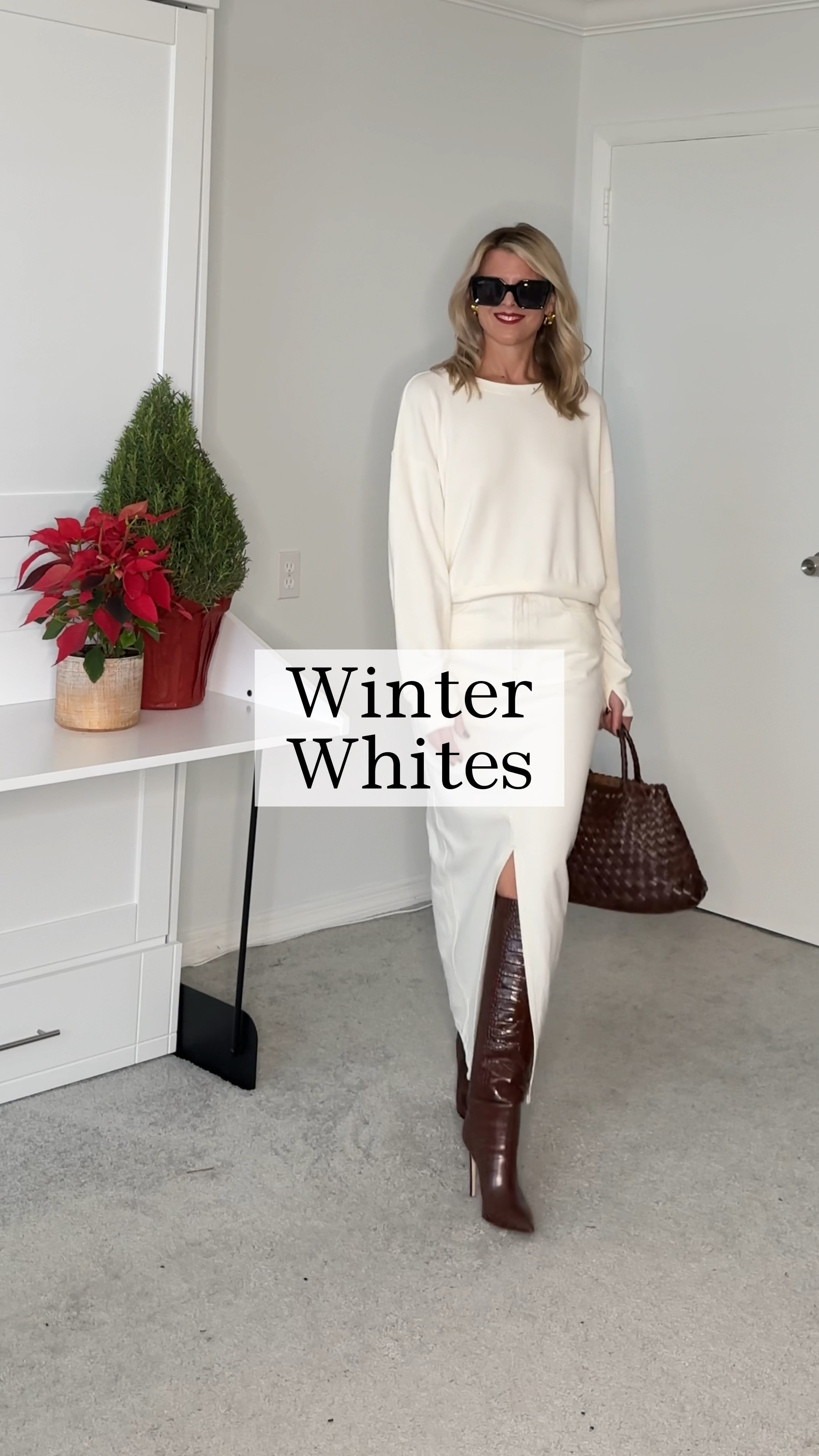 The Marc fisher black boots run large.   I'm typically a 7-7.5,  in this pair of boots the 7 is the correct size.      They come in both narrow and regular calve sizes.  Im wearing the narrow.   

All else true to size 

#LTKVideo #LTKfindsunder100 #LTKSeasonal