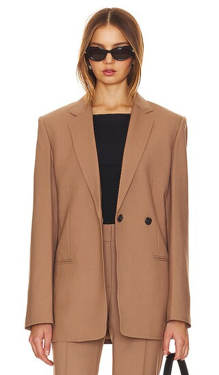Single Blazer in Dune | Revolve Clothing (Global)