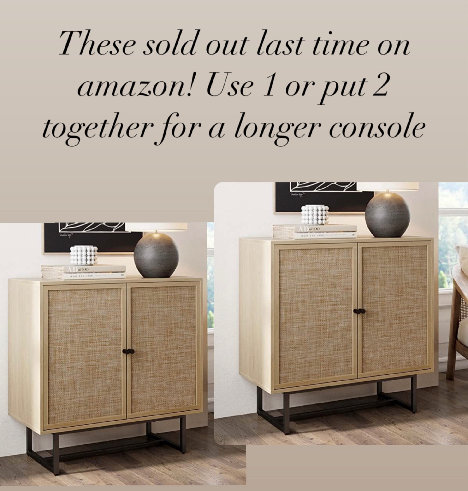 Seagrass rattan cane console cabinet with doors. Budget friendly. For any and all budgets. mid century, organic modern, traditional home decor, accessories and furniture. Natural and neutral wood nature inspired. Coastal home. California Casual home. Amazon Farmhouse style budget decor

#LTKhome #LTKsalealert #LTKSeasonal