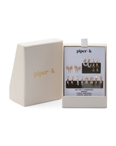 Set Of 7 Gold Tone Assorted Earrings | Jewelry | Marshalls | Marshalls