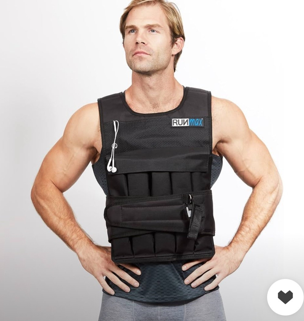 Adjustable weighted vest
This one is bulky but it’s nice that you can increase the weight over time 

#LTKActive #LTKFindsUnder100 #LTKFamily