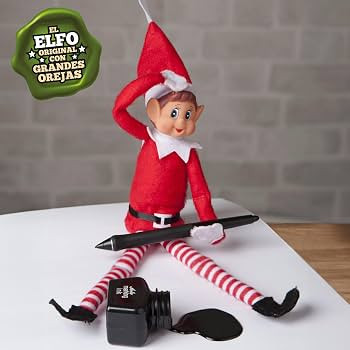 Christmas Elf Behaving Badly Plush Toy | Novelty Long Bendy Naughty Boy Christmas Elves Doll | 12... | Amazon (US)