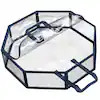HEARTH & HARBOR 30 in. Blue PVC Large Christmas Wreath Storage Box HHHS13-30 | The Home Depot