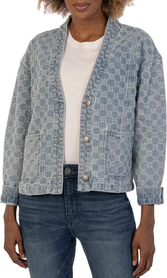 KUT from the Kloth Coco V-Neck Denim Jacket | Nordstromrack | Nordstrom Rack