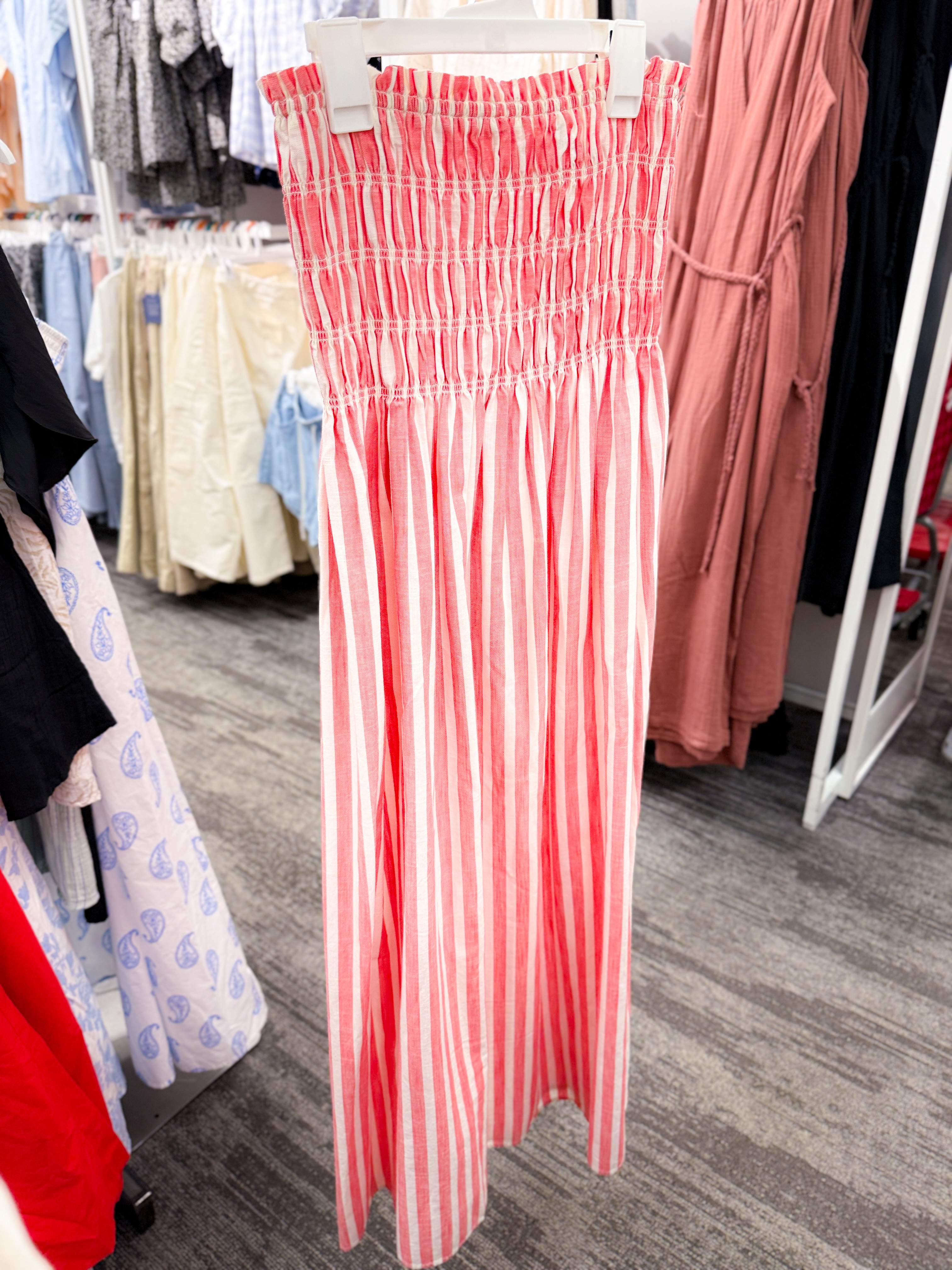 Strapless midi a-line dress at Target!

#LTKStyleTip