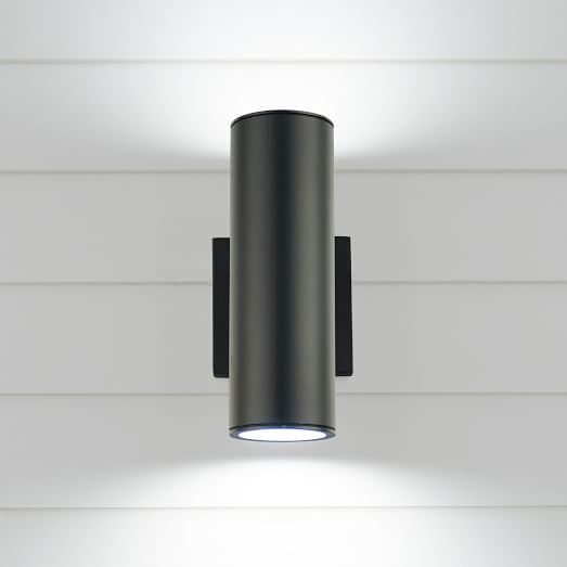 Cylinder Indoor/Outdoor LED Sconce | West Elm (US)