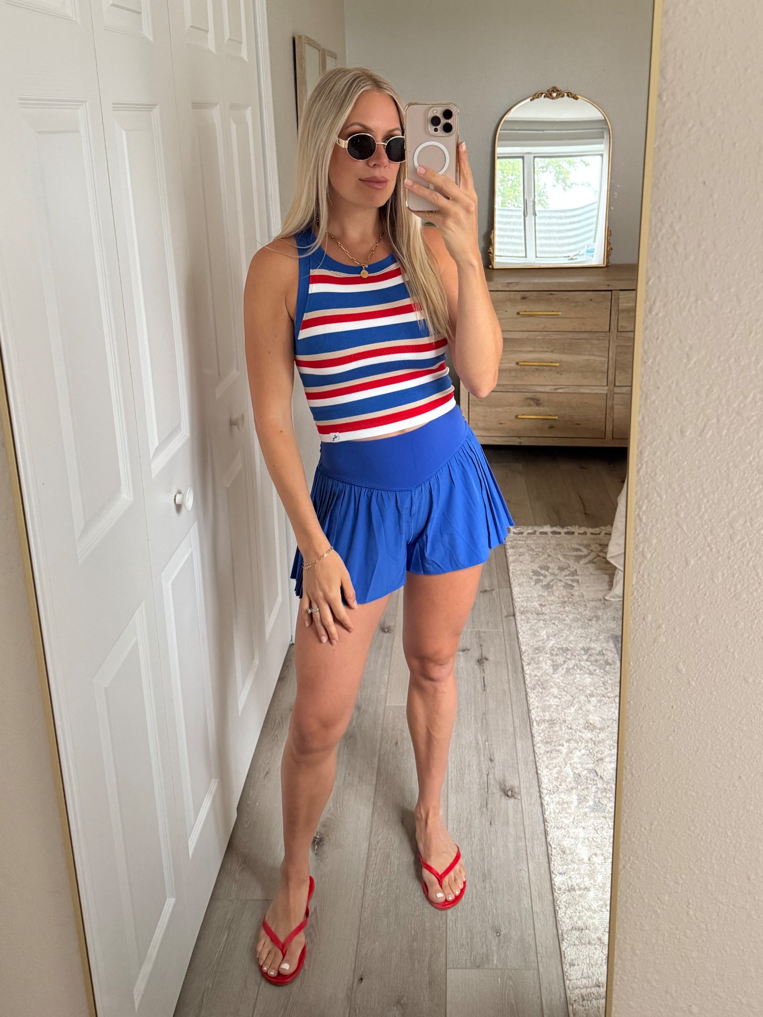 Wearing size small in the tank and shorts! 

#LTKStyleTip #LTKSaleAlert #LTKFindsUnder50