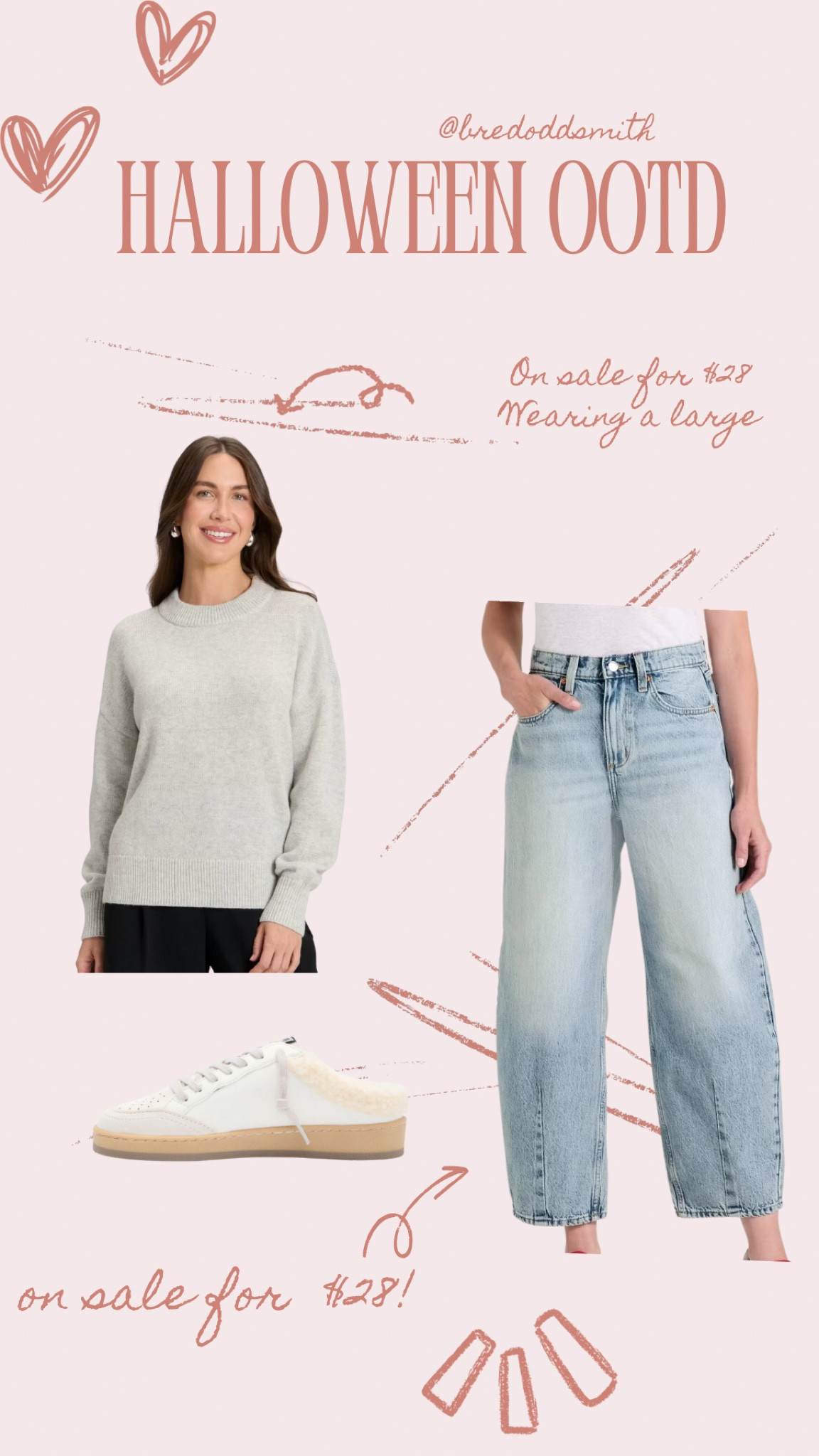 Halloween ootd! Wearing 2 in jeans and large in sweater 

#LTKHoliday #LTKPetite #LTKSaleAlert