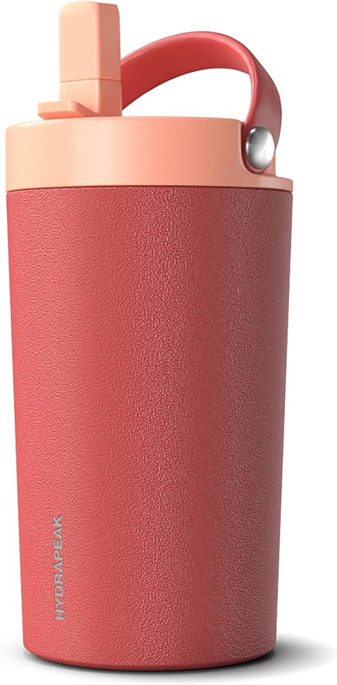 Hydrapeak Junior 14oz Insulated Kids Water Bottle with Straw Lid - Stainless Steel Double Walled ... | Amazon (US)