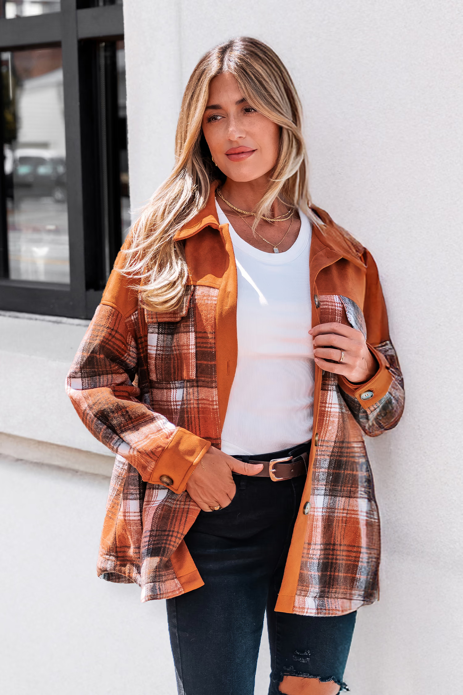 Toasty Vibes Plaid Jacket | Cupshe US