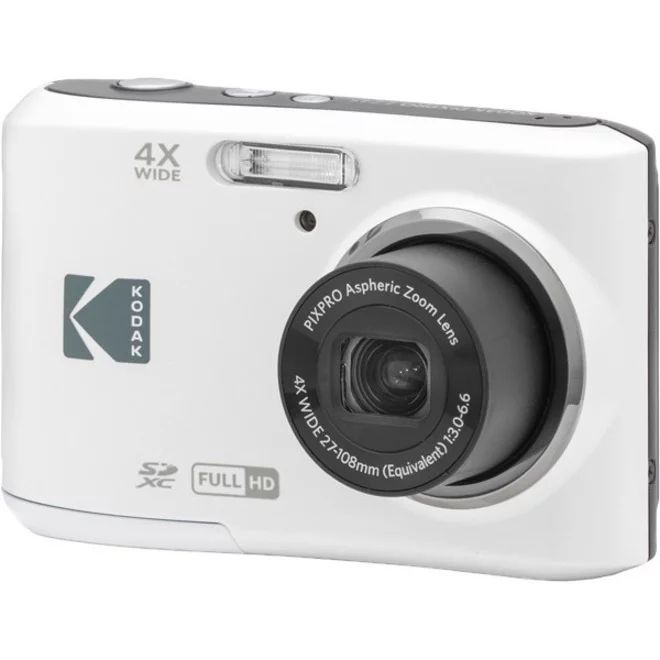 Kodak PIXPRO FZ45 16.4 Megapixel Compact Camera - White | Walmart (US)