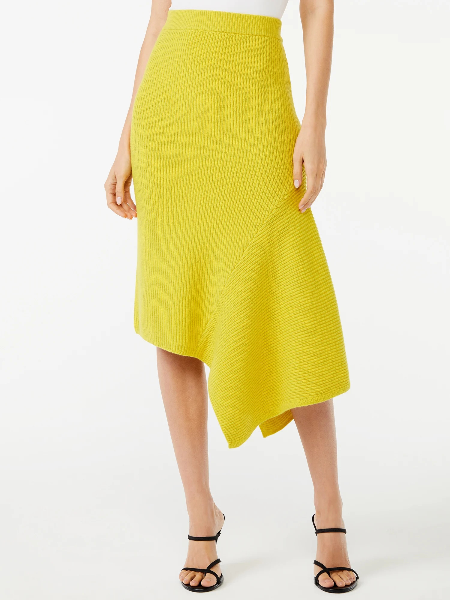 Scoop Women's Asymmetrical Midi Skirt | Walmart (US)