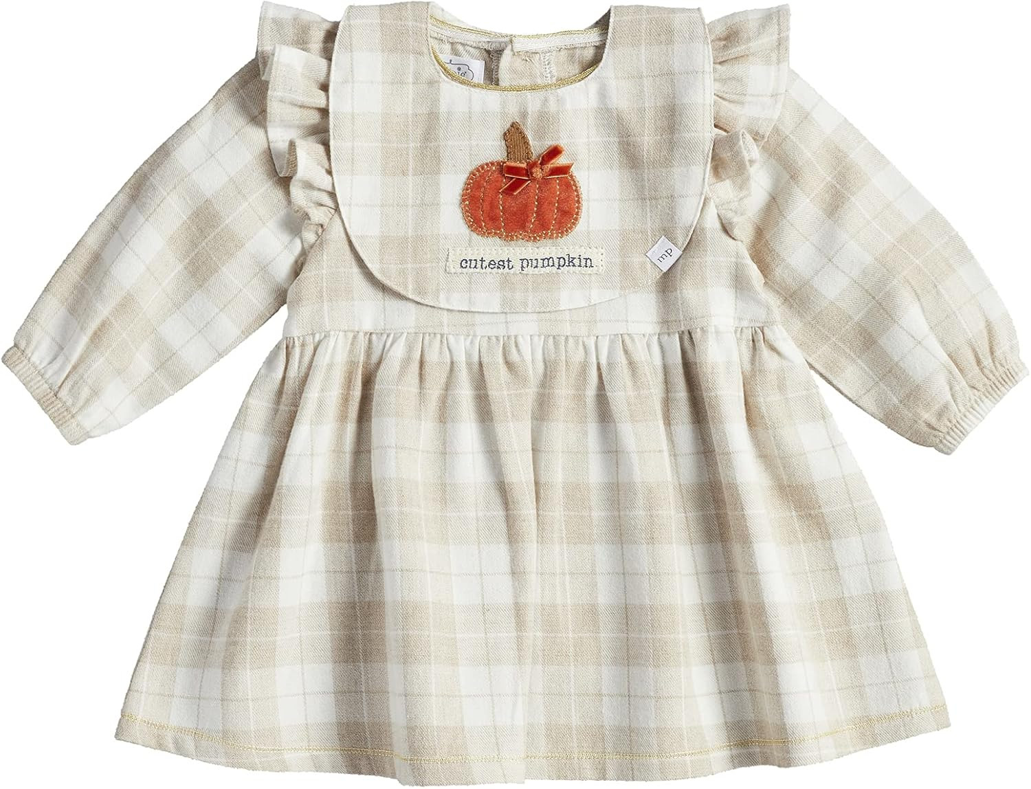Mud Pie baby-girls Plaid Dress and Bib Set | Amazon (US)
