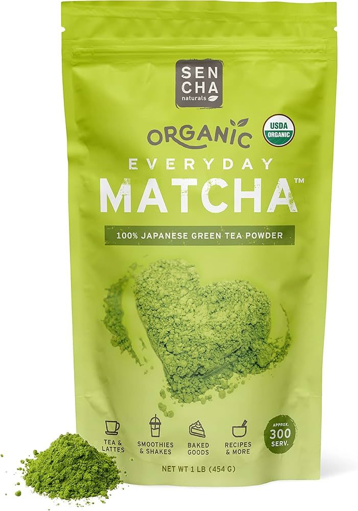 SEN CHA Naturals Organic Everyday Matcha Powder, Authentic Japanese Matcha Green Tea Powder, Prem... | Amazon (US)