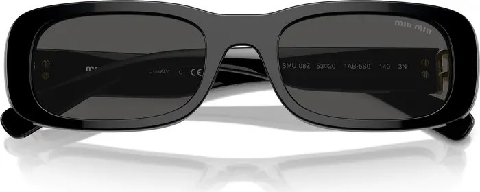 Miu Miu 53mm Rectangular Sunglasses | Nordstrom | Nordstrom