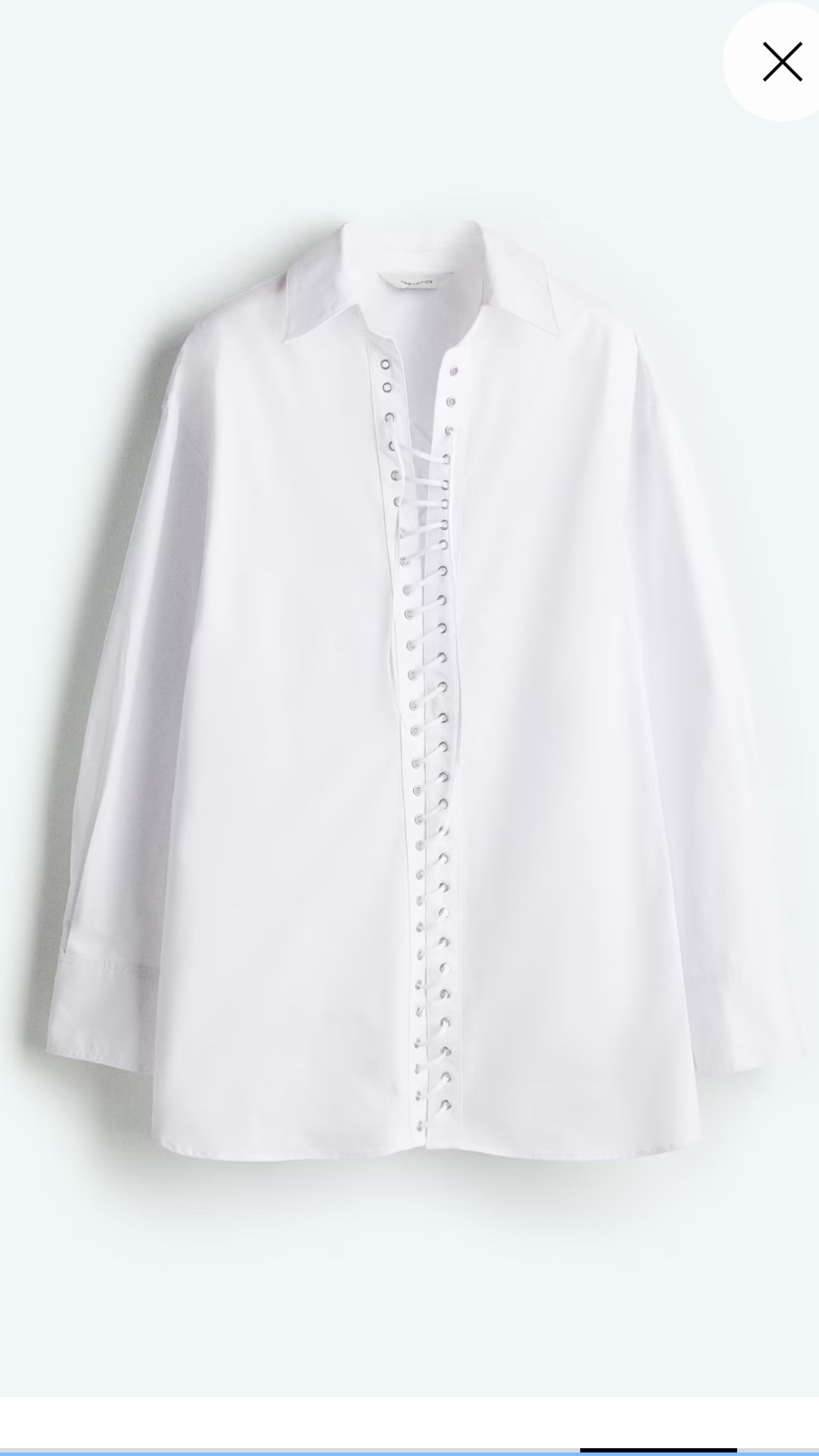 A white shirt with a twist… love this lace up front shirt from the new H&M range 

#LTKuk #LTKspring #LTKsummer