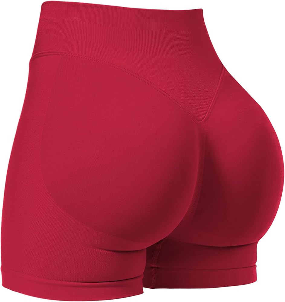 VOYJOY Women Workout Impact Shorts 2.5"/ 3.6"/ 4.5"/ 6" Scrunch Butt Lifting Gym Seamless Booty B... | Amazon (US)
