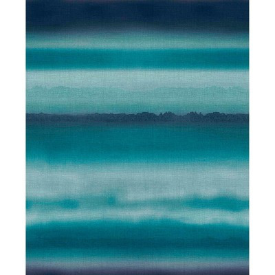 Horizon Teal Striped Paste the Wall Wallpaper | Target