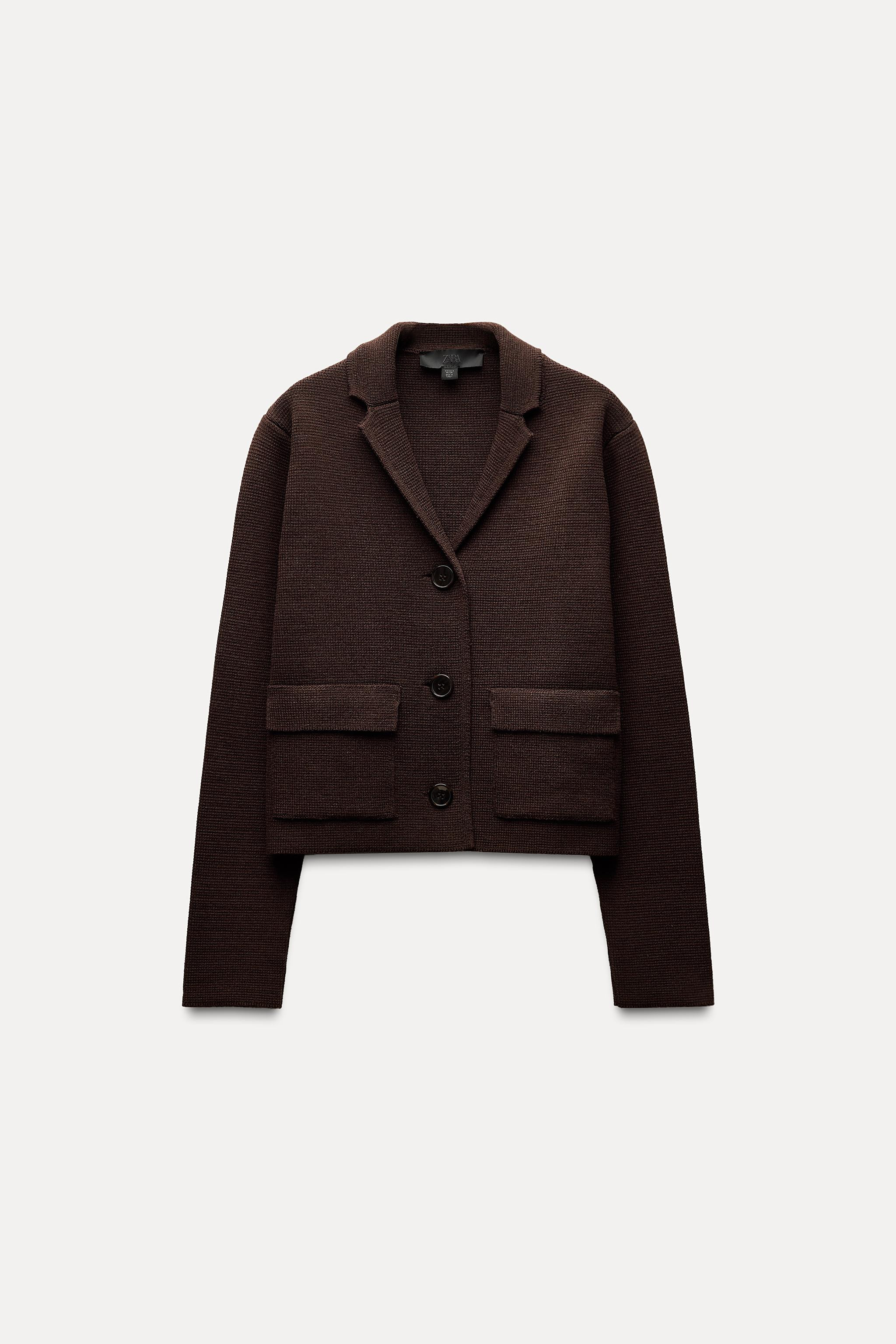 PLAIN KNIT CARDIGAN | Zara UK
