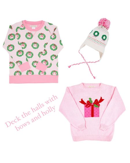Girls Christmas outfit, pink Christmas outfit, toddler Christmas outfit, beanie, crewneck sweater, crewneck sweatshirt, Christmas crewneck, toddler style, toddler fashion, kids Christmas pictures, preppy kids, preppy Christmas

#LTKkids #LTKbaby #LTKHoliday