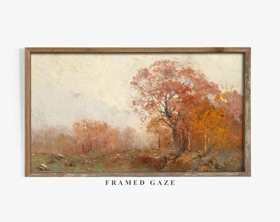 Samsung Frame TV Art Autumn Fall Painting Autumn Art Art - Etsy | Etsy (US)