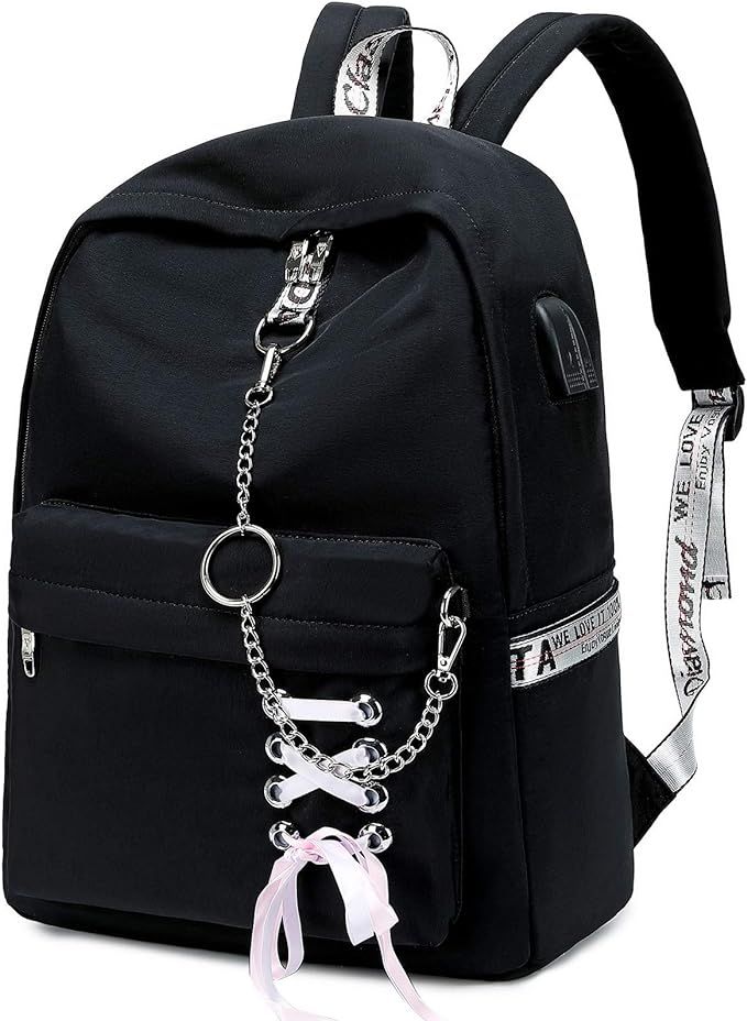 Hey Yoo HY760 Cute Casual Hiking Daypack Waterproof Bookbag School Bag Backpack for Girls Women | Amazon (US)