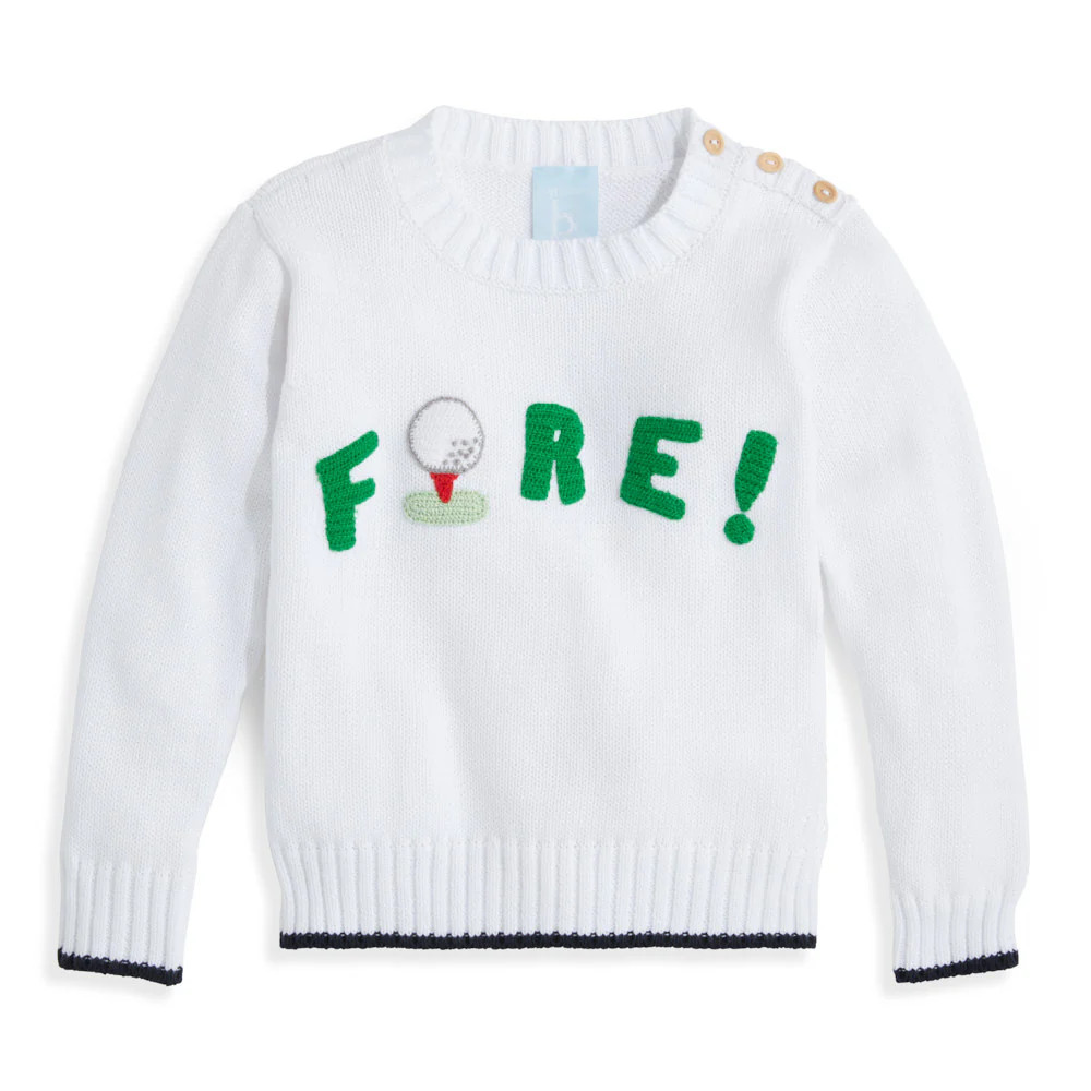 Applique Golf Fore Pullover | bella bliss 