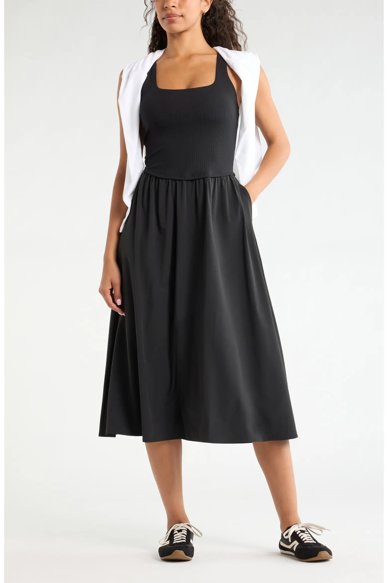 Effortless Sleeveless Midi Dress (Women) | Nordstrom | Nordstrom