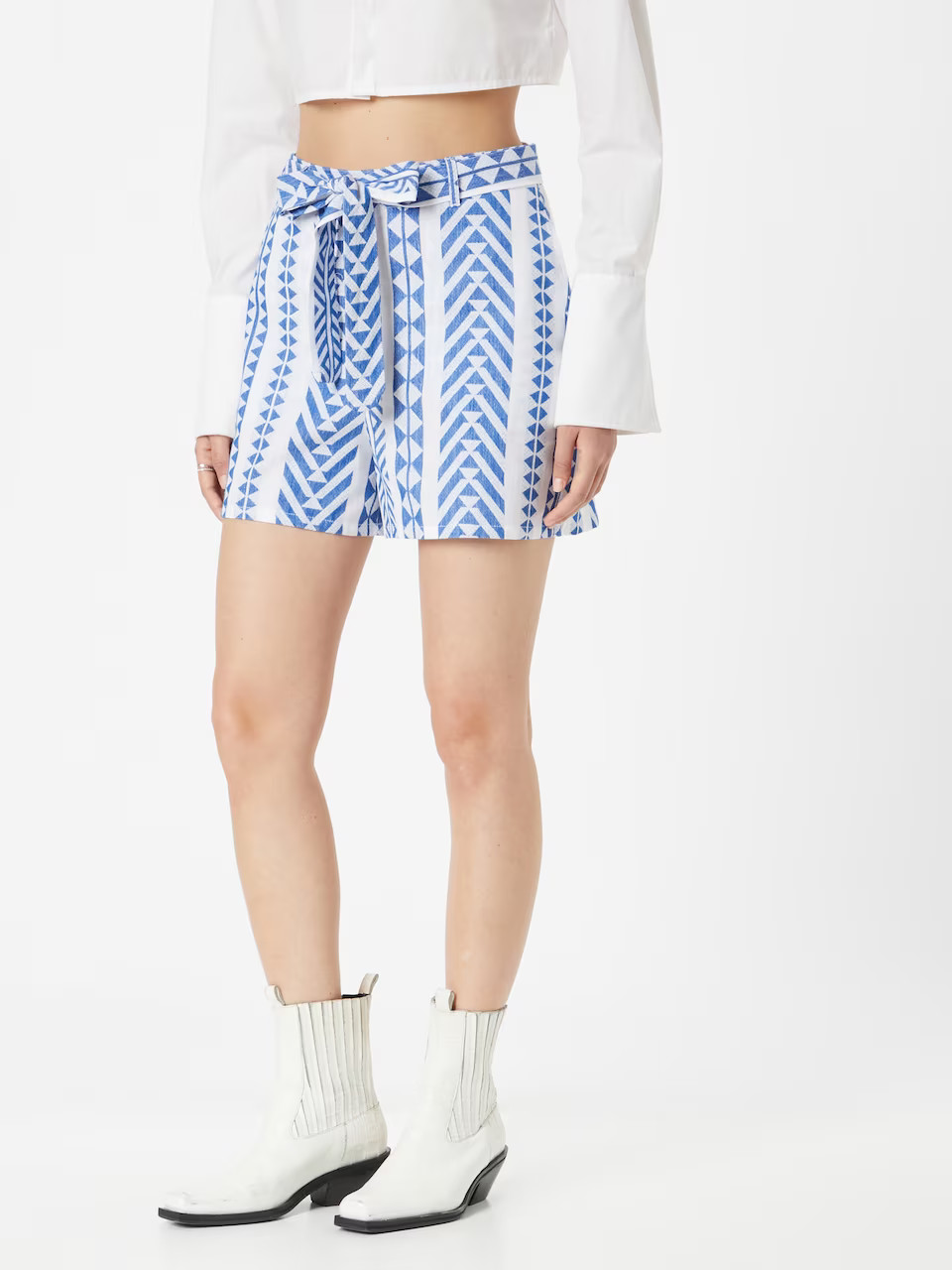 ABOUT YOU Regular Broek 'Tilda' in Royal Blue/Koningsblauw, Wit | ABOUT YOU NL