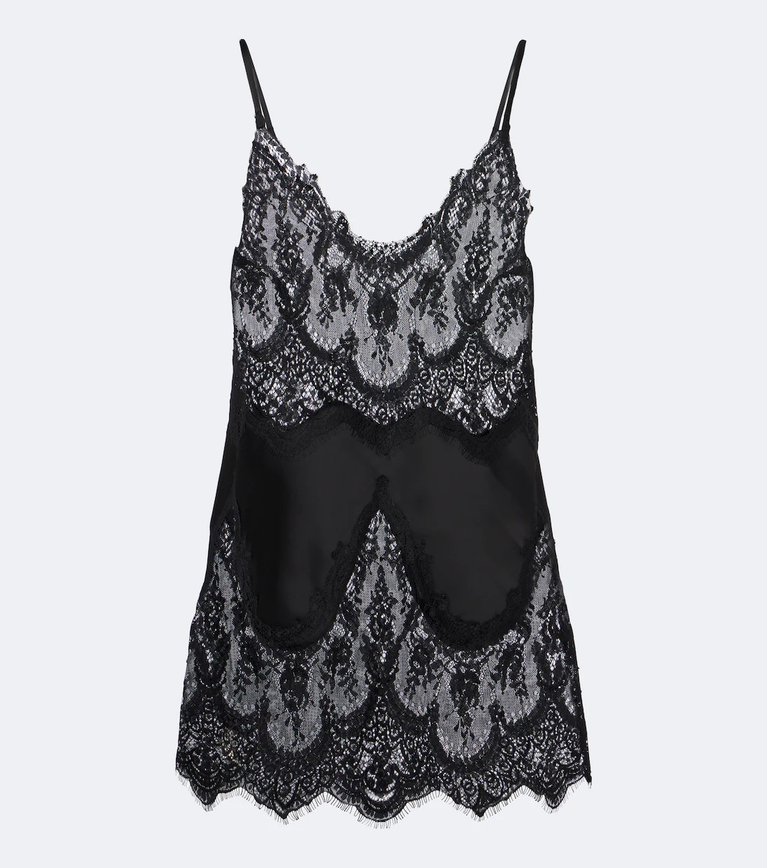 Bias lace-trimmed satin camisole | Mytheresa (INTL)