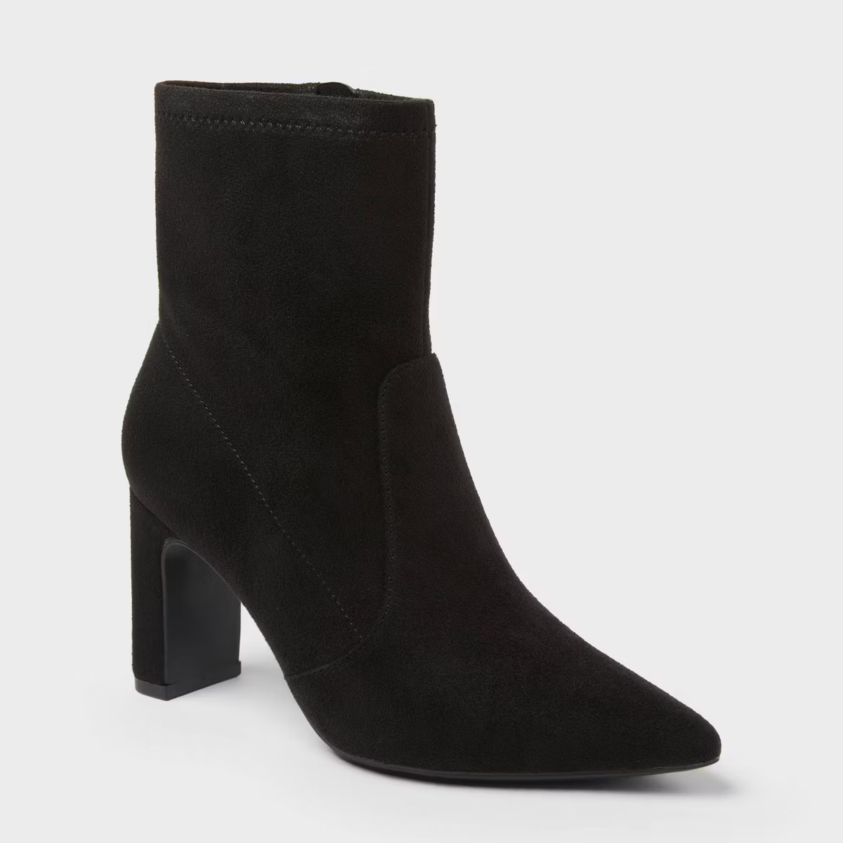 Women’s Sienna Low Shaft Heeled Boots with Memory Foam Insole – A New Day™ | Target