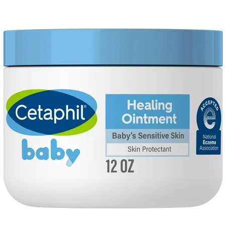 CETAPHIL Baby Healing Ointment, Multi-Purpose Skin Protectant for Baby's Sensitive Skin, 12 oz Tub, Shea Butter & Vitamin E | Walmart (US)