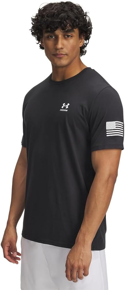 Under Armour Men's Freedom Flag Short Sleeve T Shirt | Amazon (US)