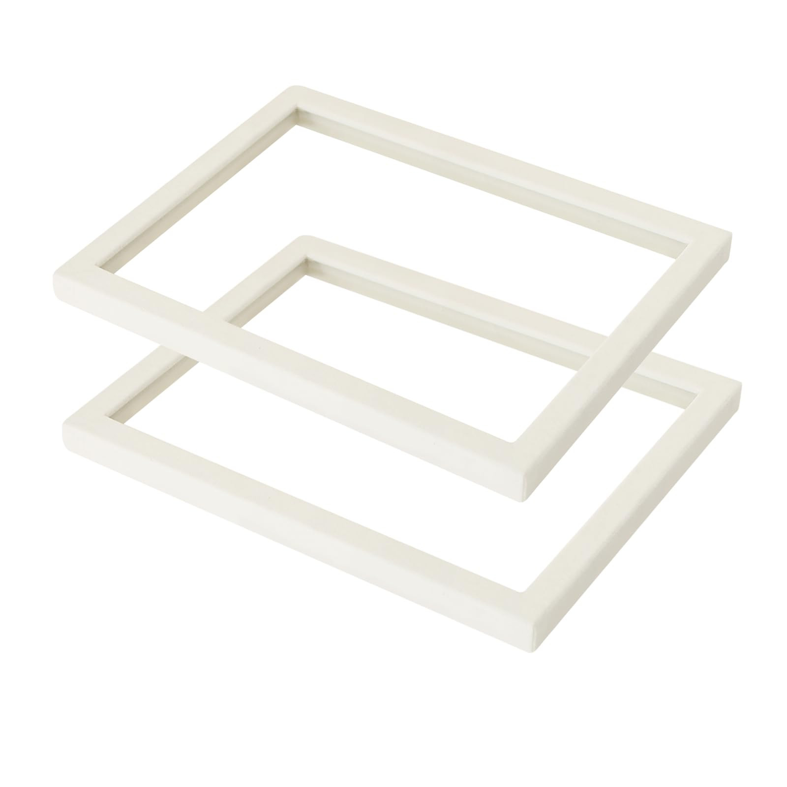 Coward 2Pcs Beige Velvet Glass Lid for the Trays Can Use if Needed | Amazon (US)