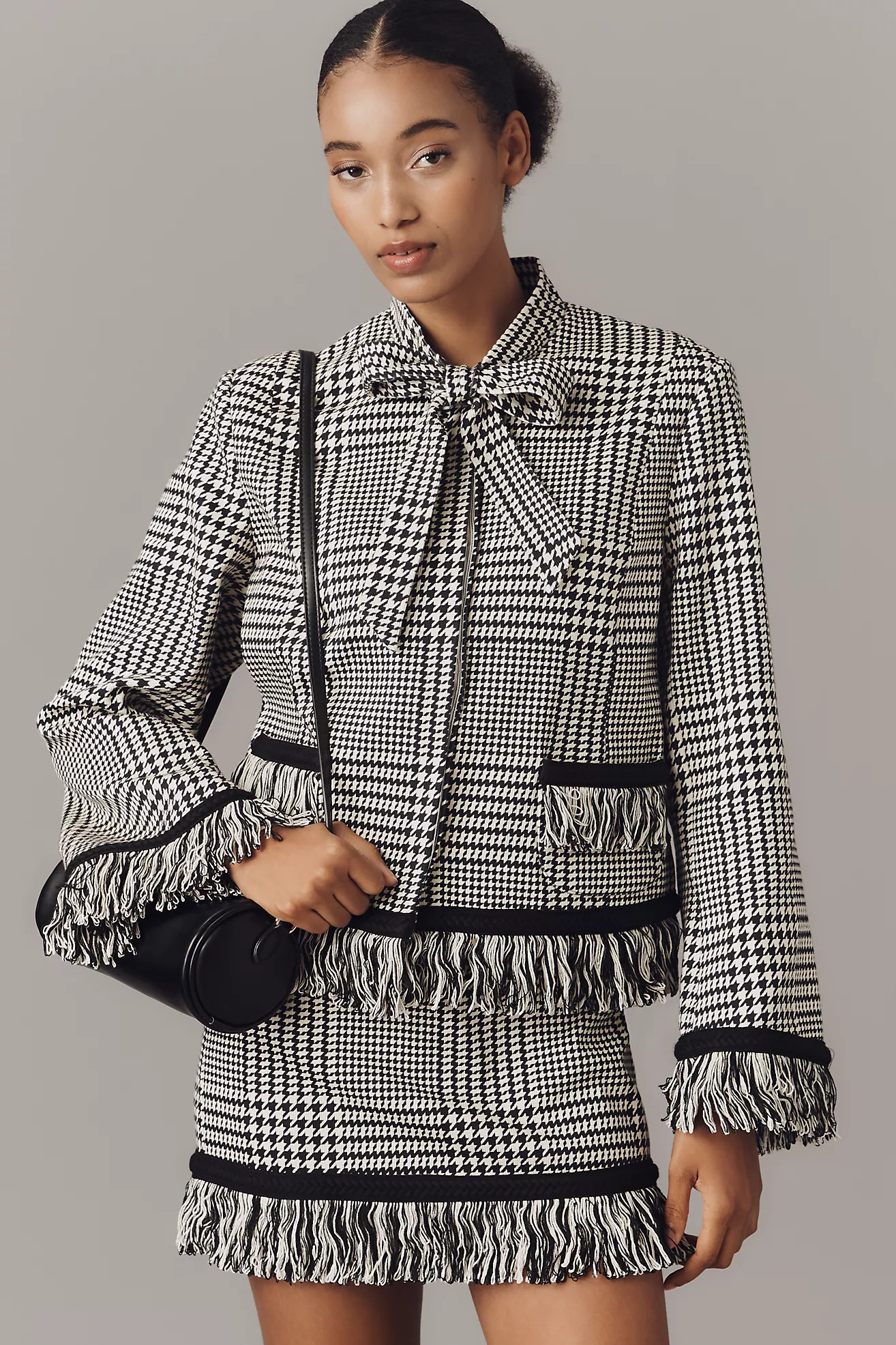 Hope for Flowers by Tracy Reese Fringe Bow Jacket | Anthropologie (US)