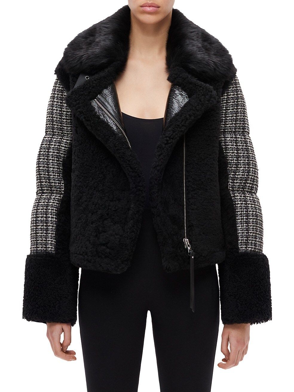 Lena Leah Shearling Puffer Jacket | Saks Fifth Avenue