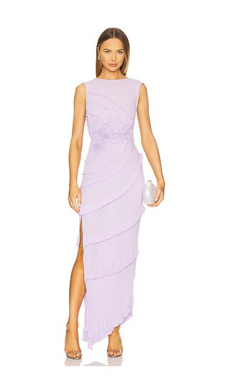 Opal Dress Floor Length in Lilac | Revolve Clothing (Global)