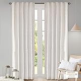 H.VERSAILTEX Linen Curtains Light Filtering Privacy Protecting Panels Premium Soft Rich Material ... | Amazon (US)